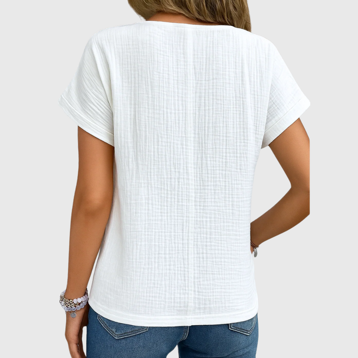 Maureen | Chic Knop Blouse