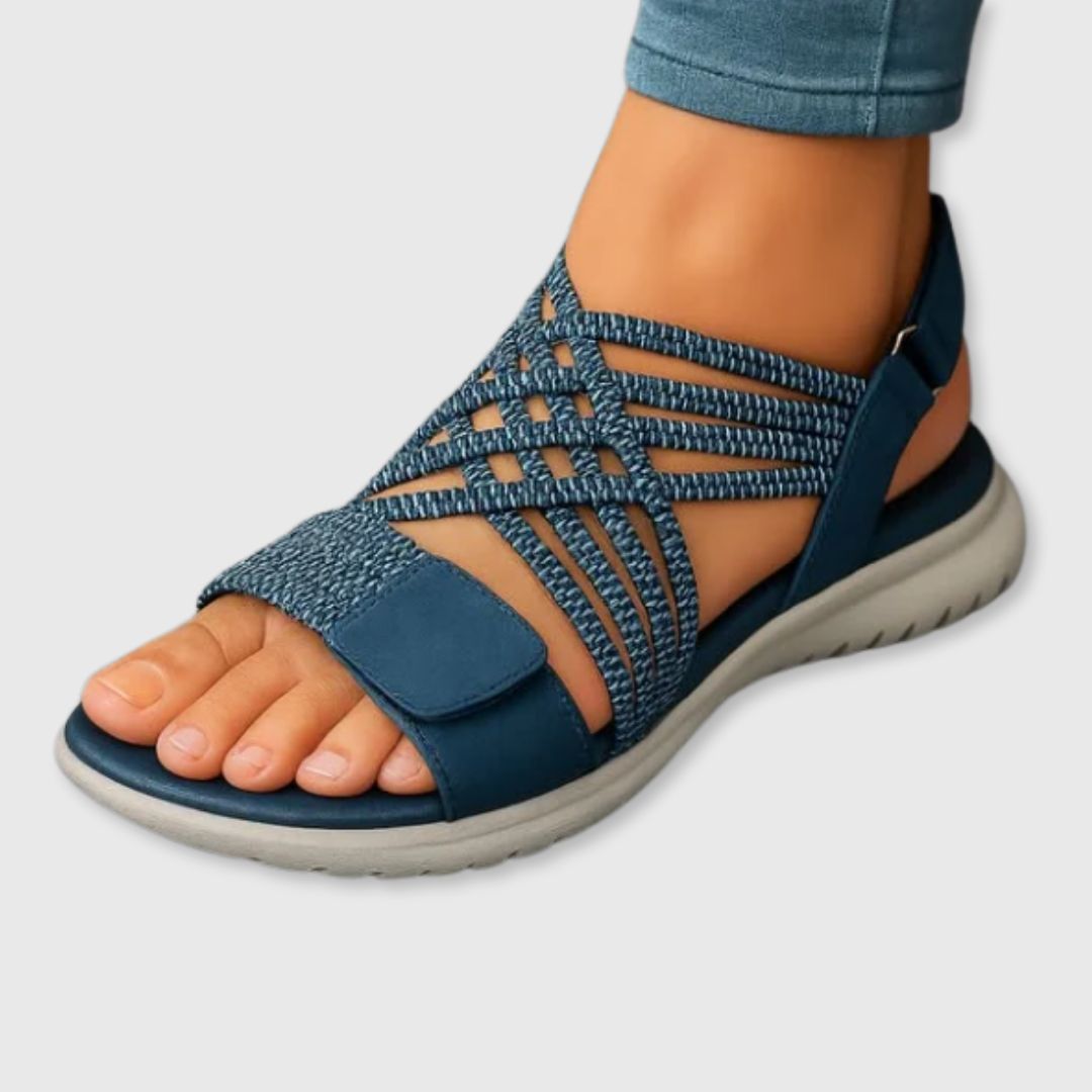 Monique | Gevlochten Comfort Sandalen