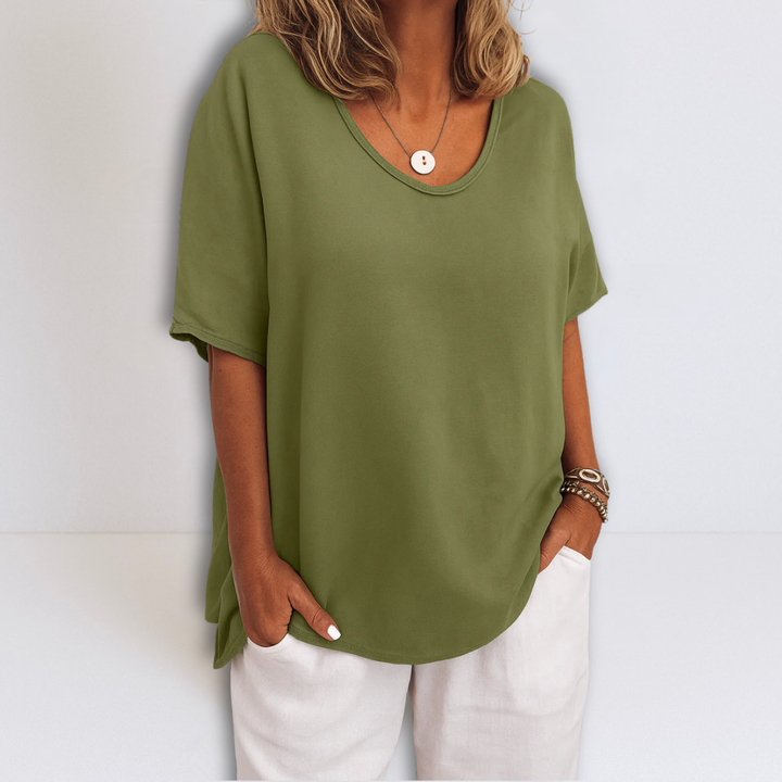 Joanne | Oversized V-hals Blouse