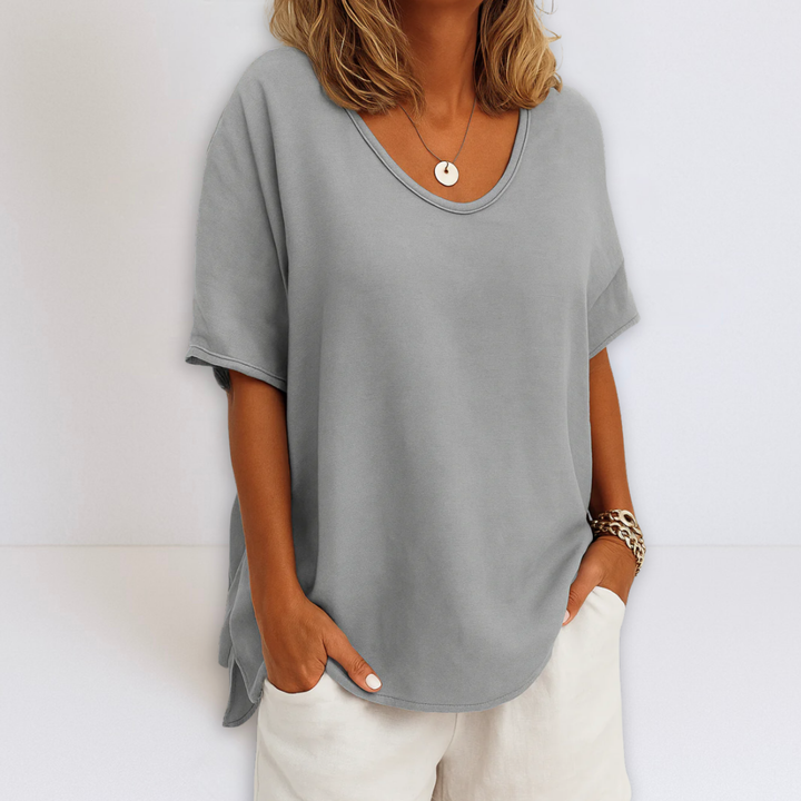 Joanne | Oversized V-hals Blouse