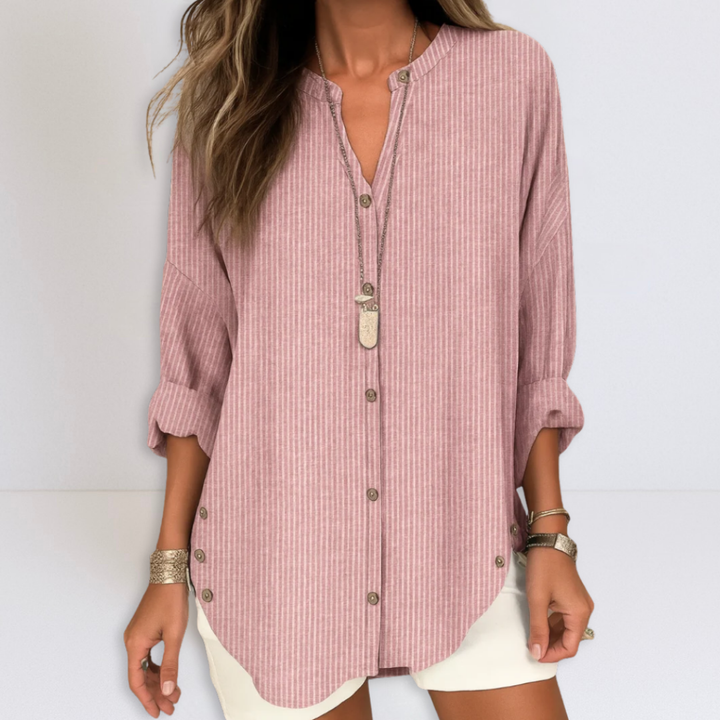 Lydia | Elegante Gestreepte Blouse