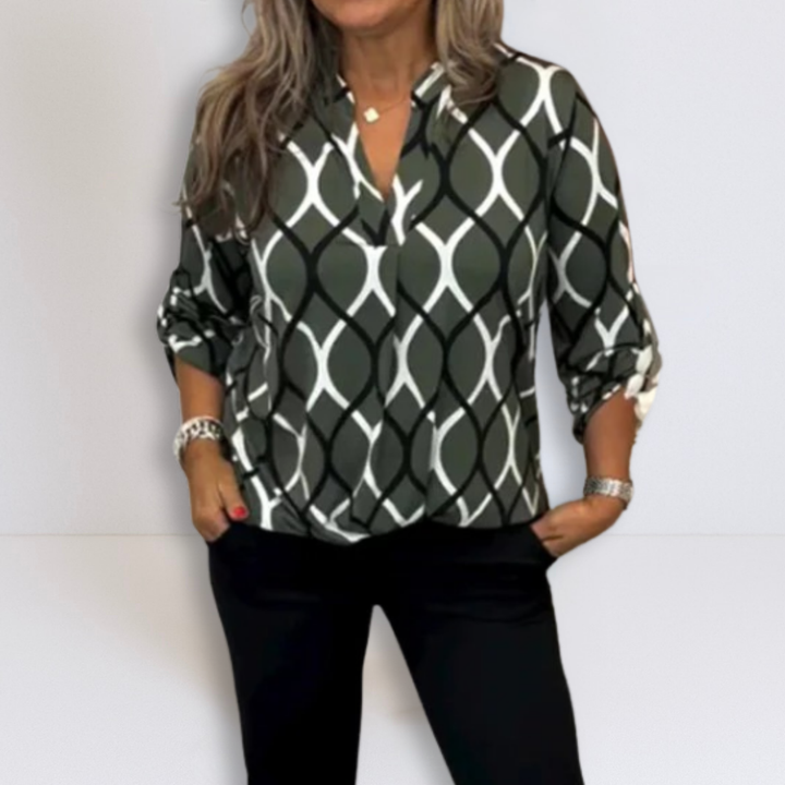 Jennifer | Casual Blouse met Lange Mouwen