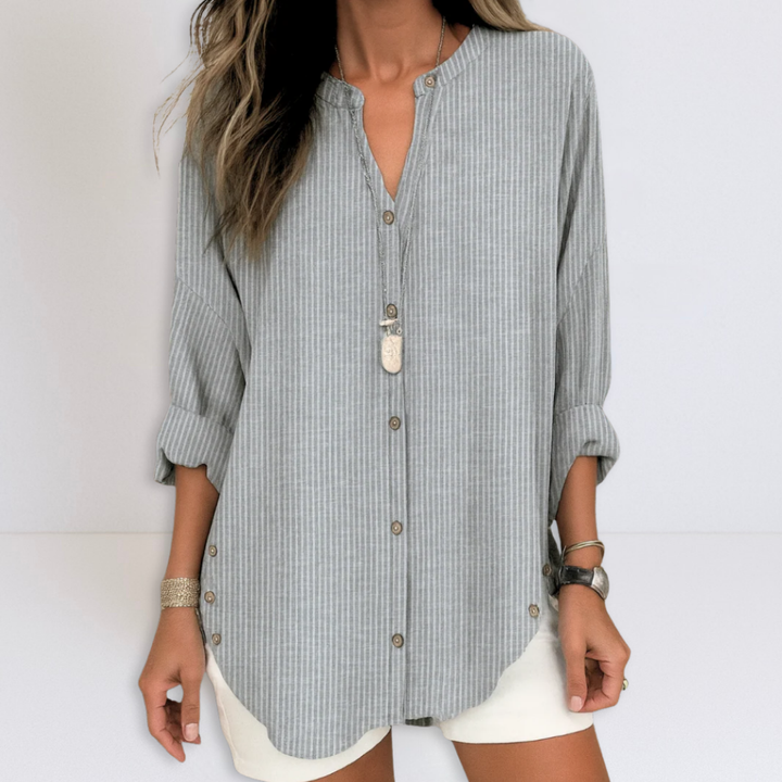 Lydia | Elegante Gestreepte Blouse