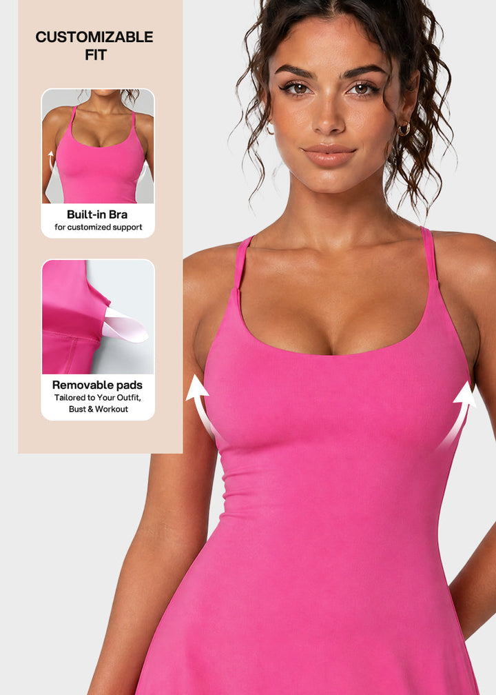 Sanne | Sportjurk met Ingebouwde Short