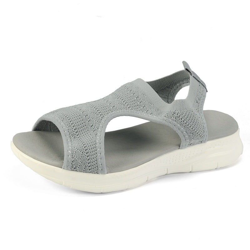 Robin | Zwarte Sleehak Sandalen