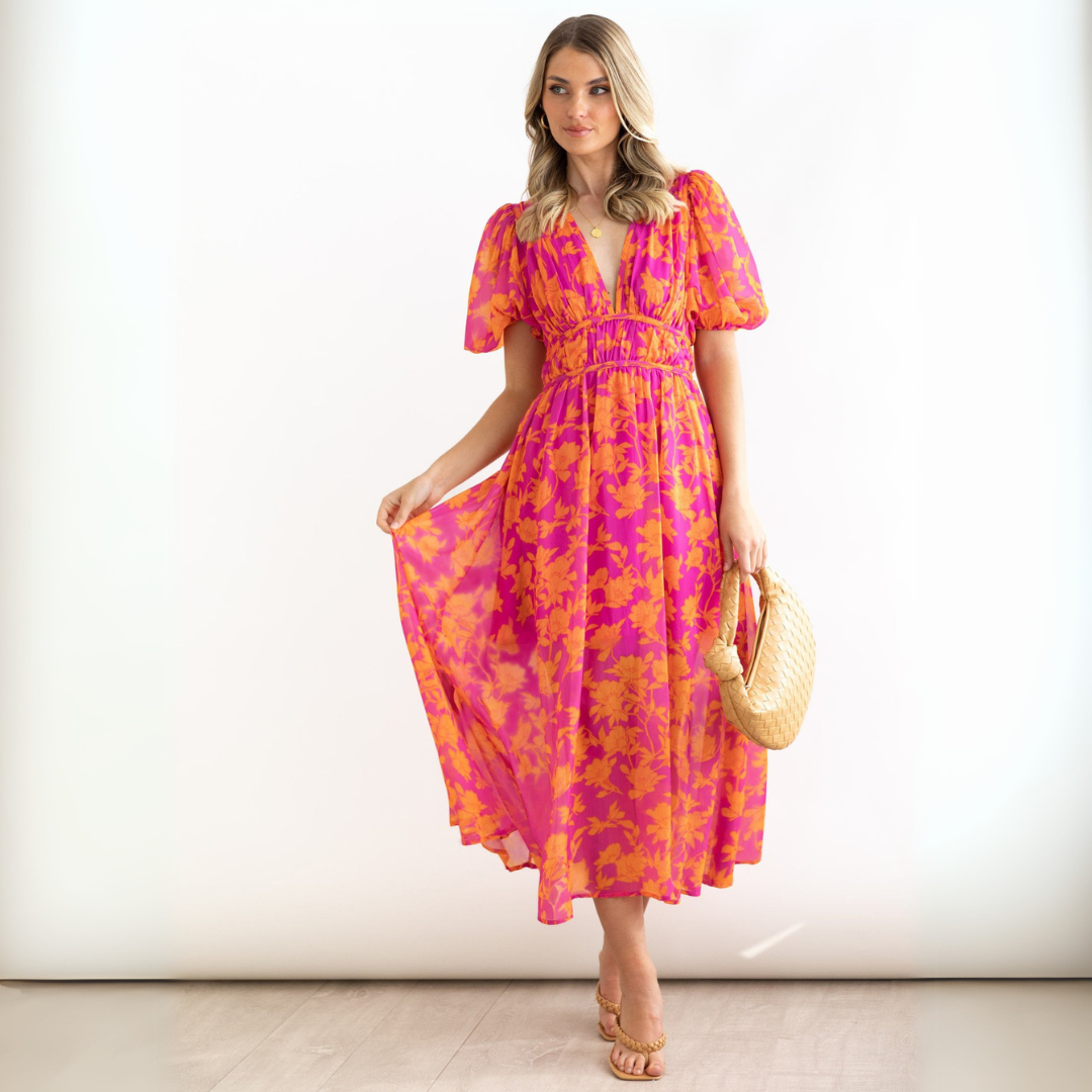 Elara Bloom Jurk