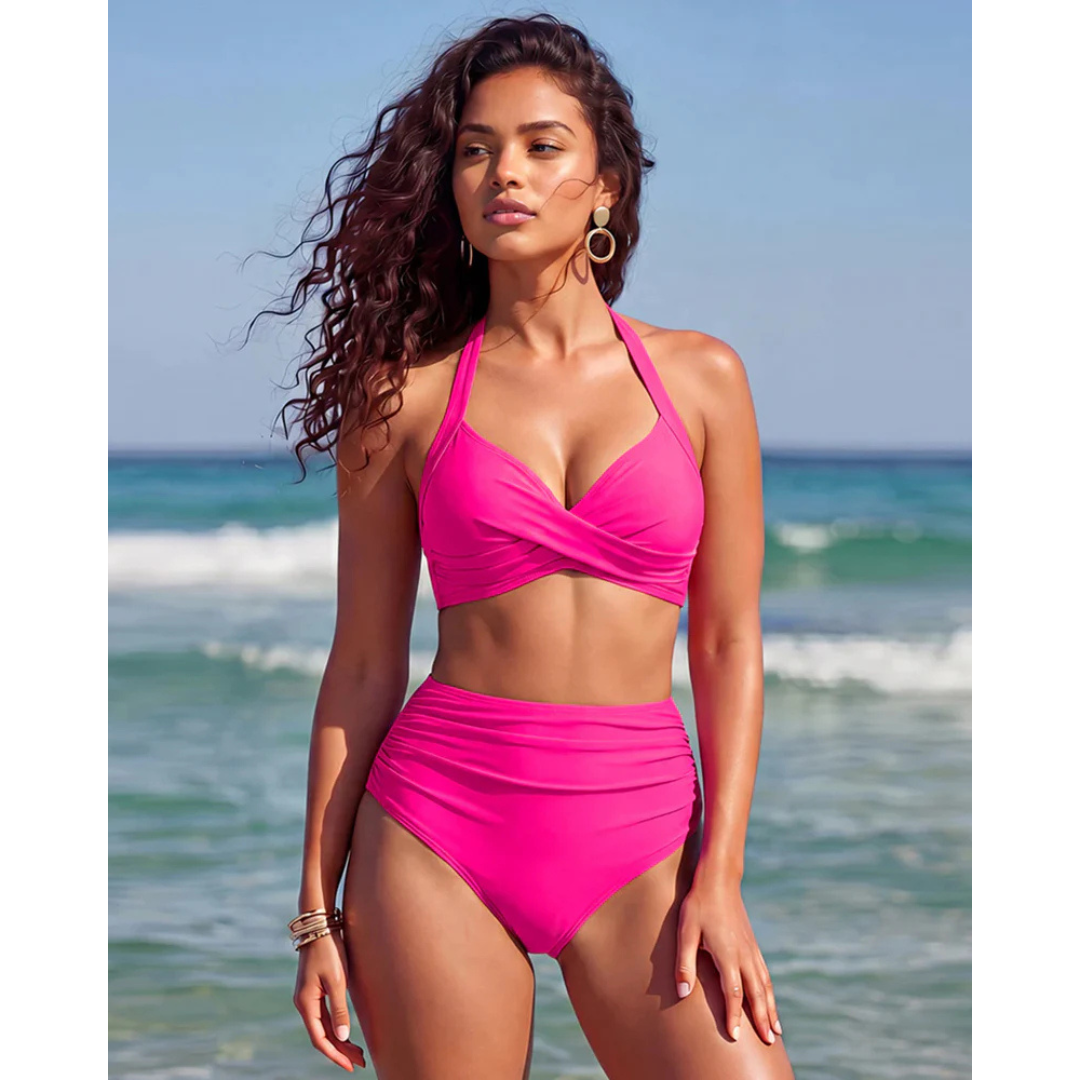 Sabine | 2-in-1 hoog Getailleerde Tummy Control Bikini