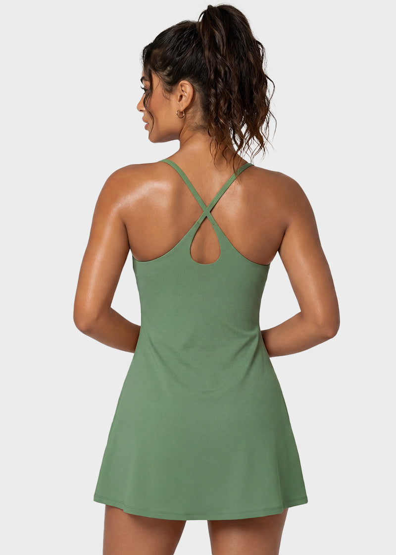 Sanne | Sportjurk met Ingebouwde Short