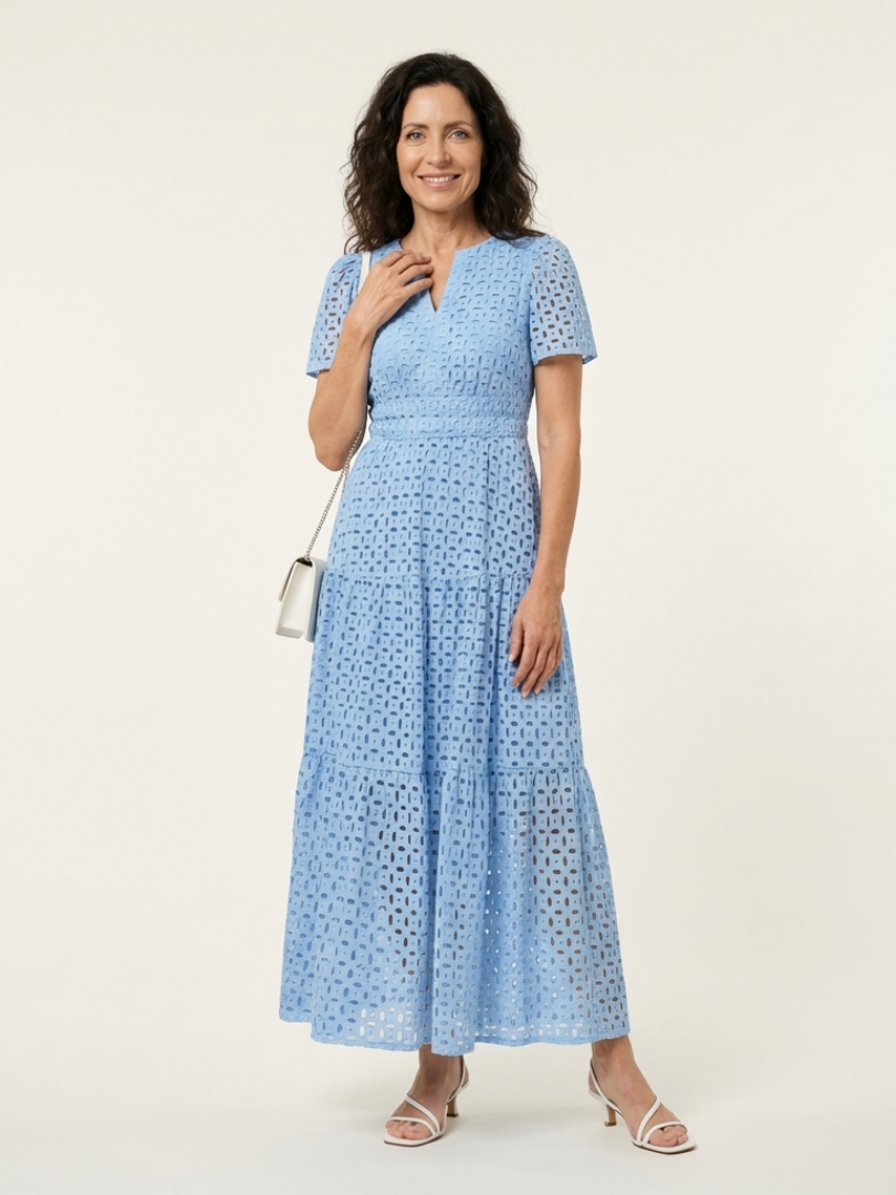 Brielle™ | Midi-jurk met V-hals