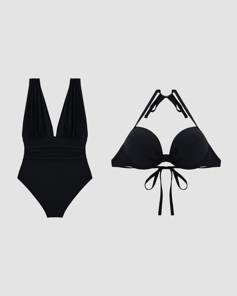 Luxe Shaping Badpak met V-Hals