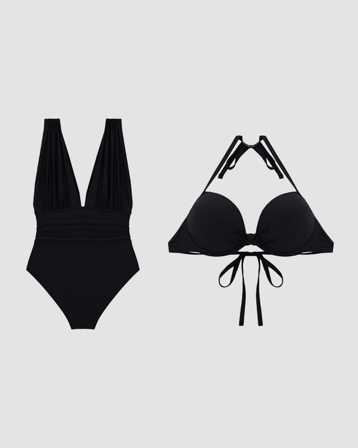 Luxe Shaping Badpak met V-Hals
