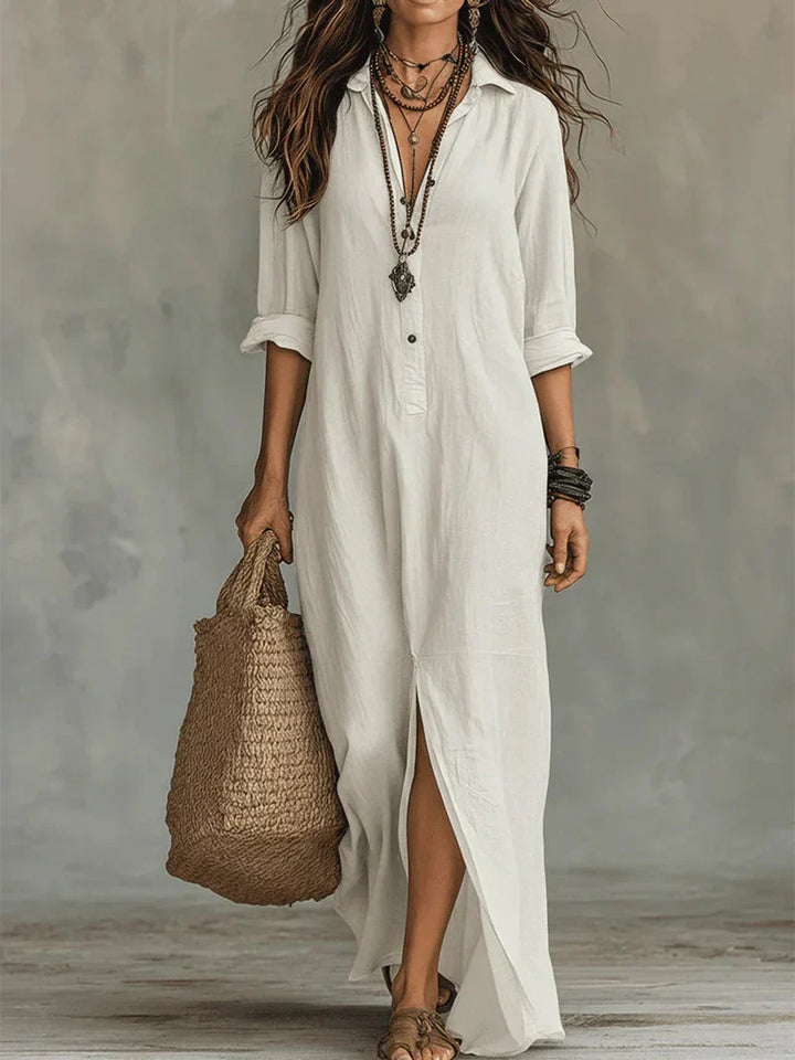 WILLOW | Moeiteloos Maxi-jurk met flatterende Silhouet Veelzijdig voor de dagelijkse look
