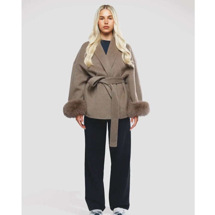 Fleur | Luxe Wikkeljas met Tailleriem | Flatterend & Chic