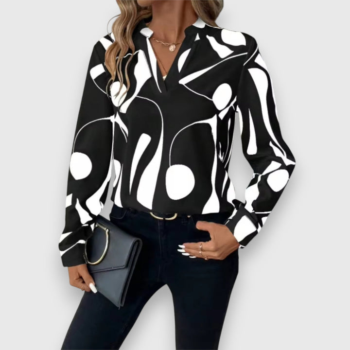 Aurora | Grafische Blouse