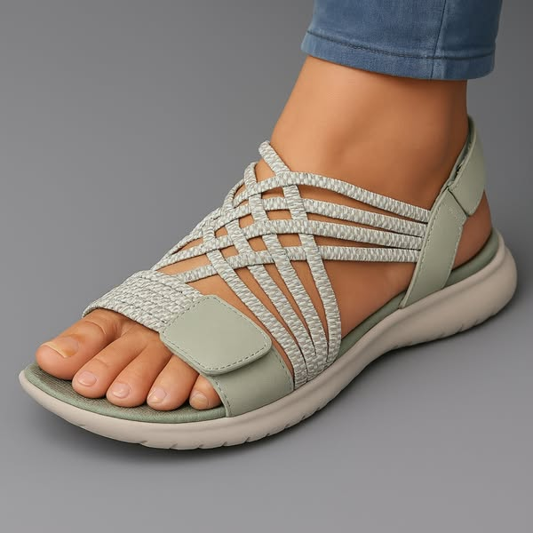 Monique | Gevlochten Comfort Sandalen