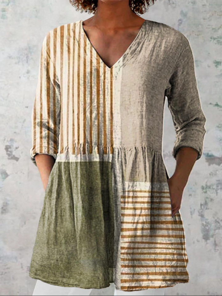 Maeve | Lange Blouse met een opvallend patroon