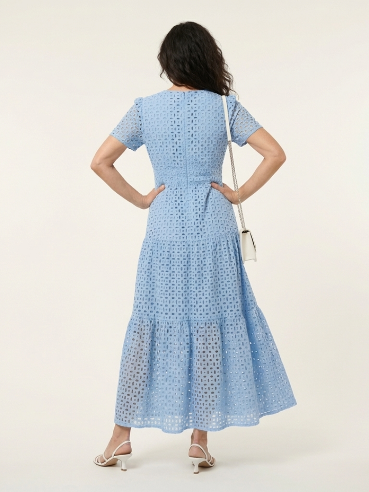 Brielle™ | Midi-jurk met V-hals