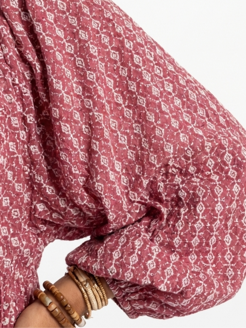 Arlette™ | Midi-jurk met geometrische print
