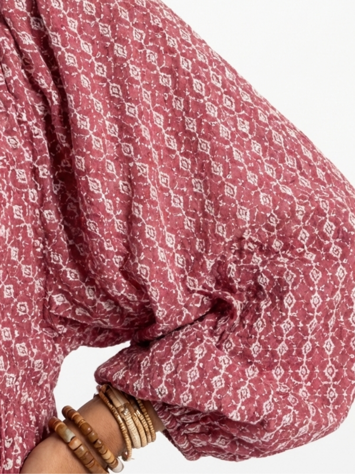 Arlette™ | Midi-jurk met geometrische print