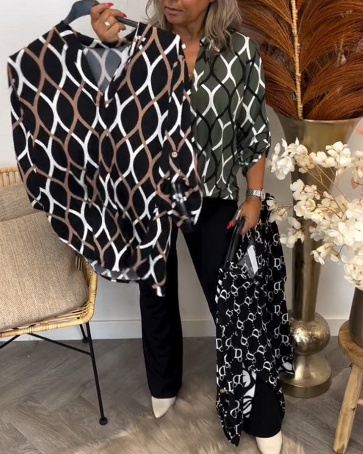 Jennifer | Casual Blouse met Lange Mouwen