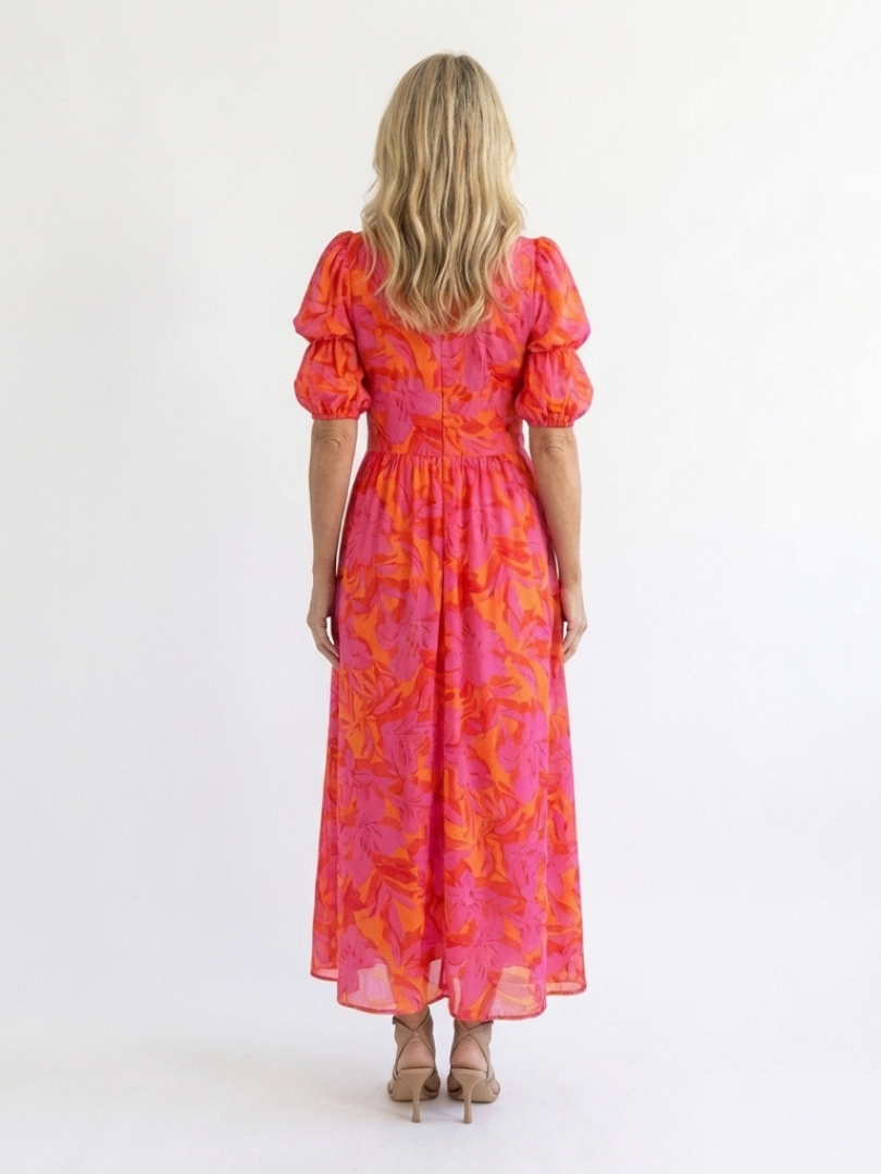 Willow™ | Bloemenjurk met pofmouwen