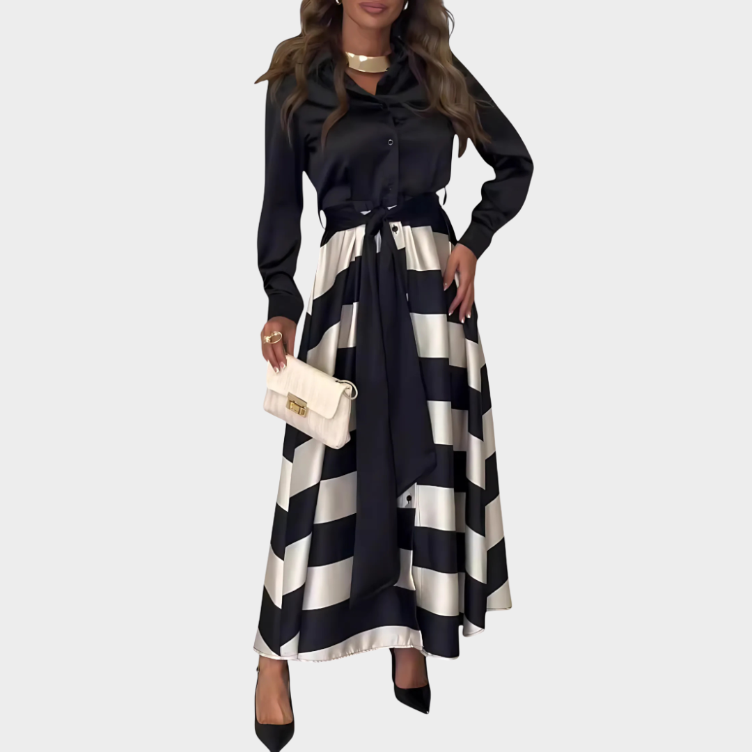 Ezmy | Dames Maxi-Jurk Met Ceintuur