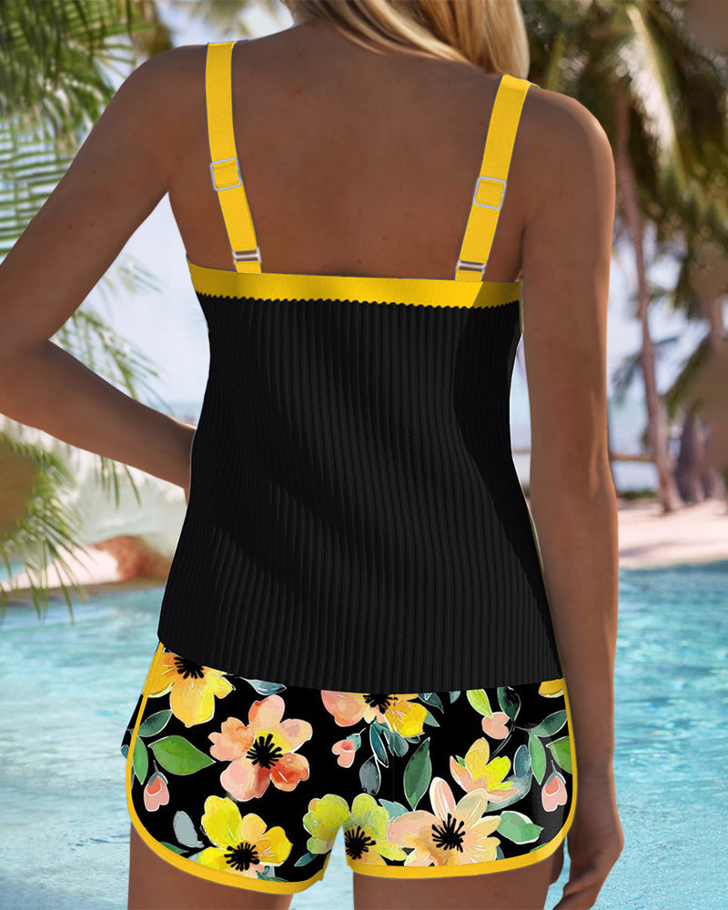 Laluna® | Elegante Tweedelige Tankini Set