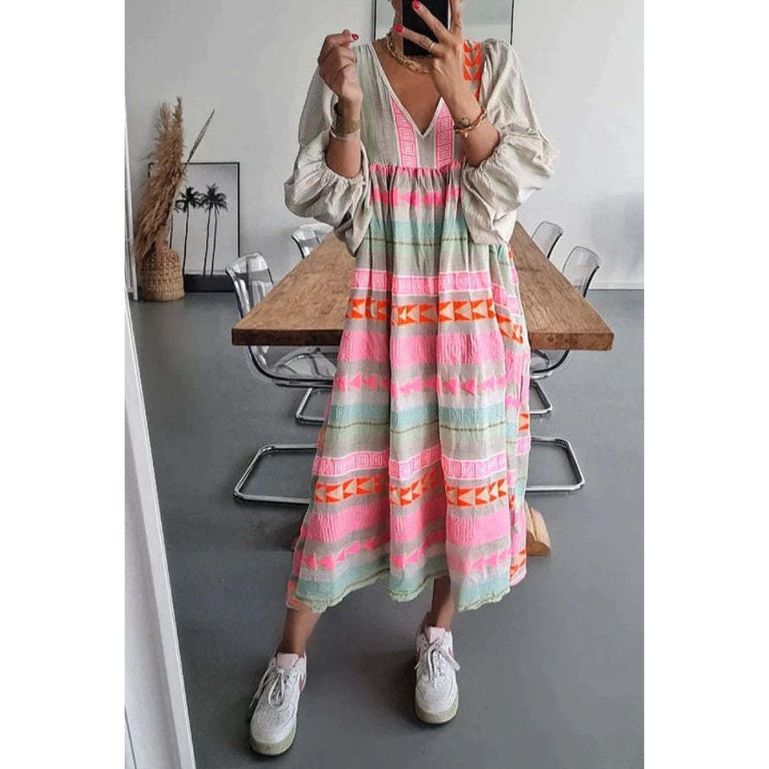 Lilla | Zwevende Maxi-Jurk