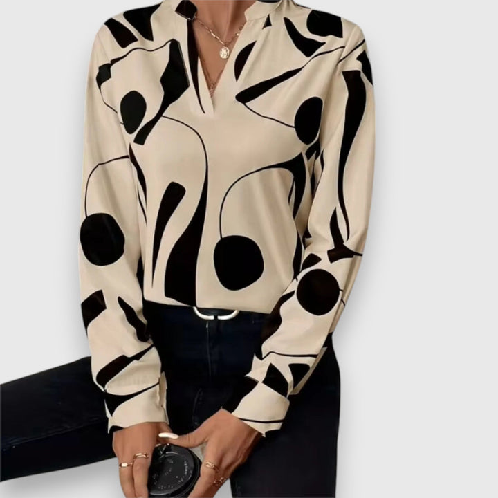 Aurora | Grafische Blouse