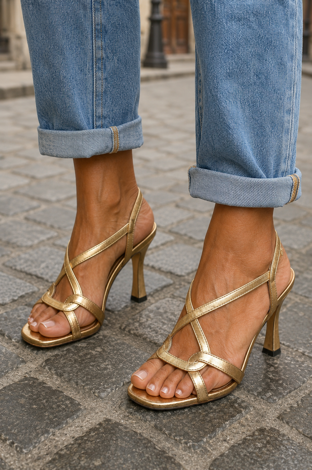 Elisabetta | Gouden Zomer Sandalen voor een Vleugje Magie