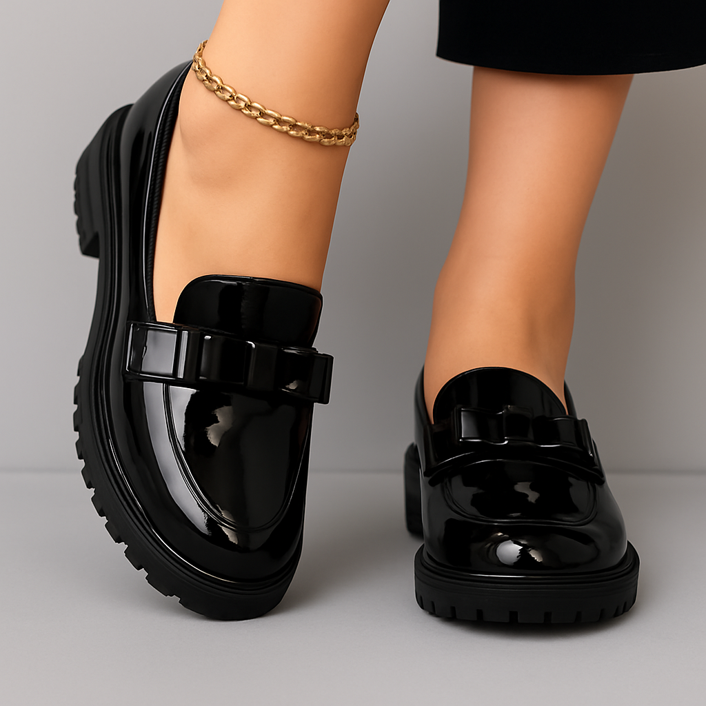 Julie | Loafers met Strikdetail