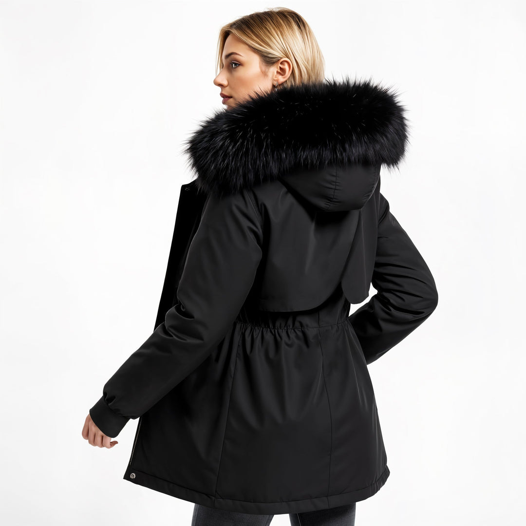 Faux Fur Hooded Parka