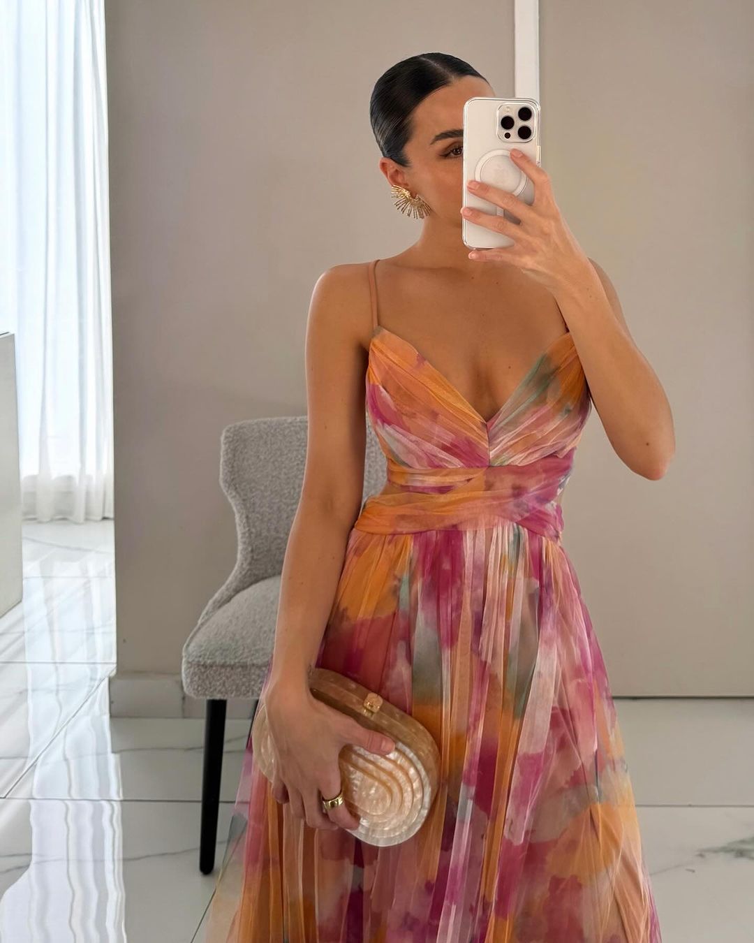 Giselle | Maxi Zomerjurk met Bloemeprint