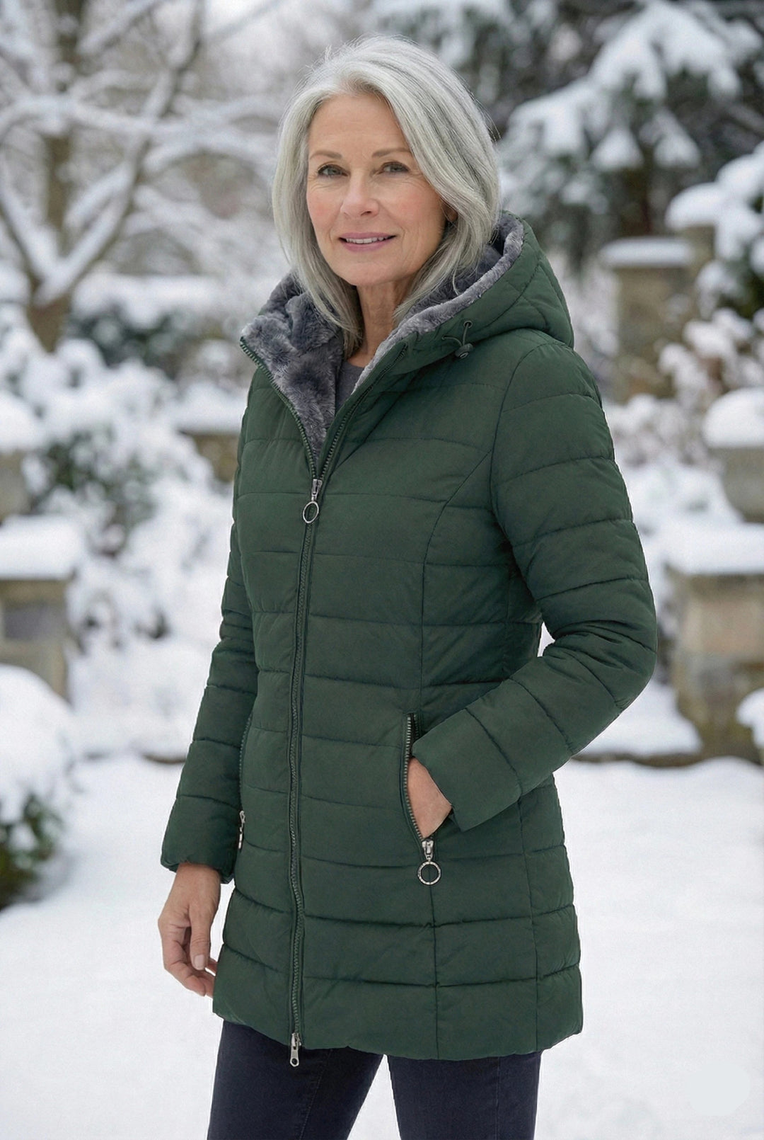 Olivia | Manteau d'hiver matelassé