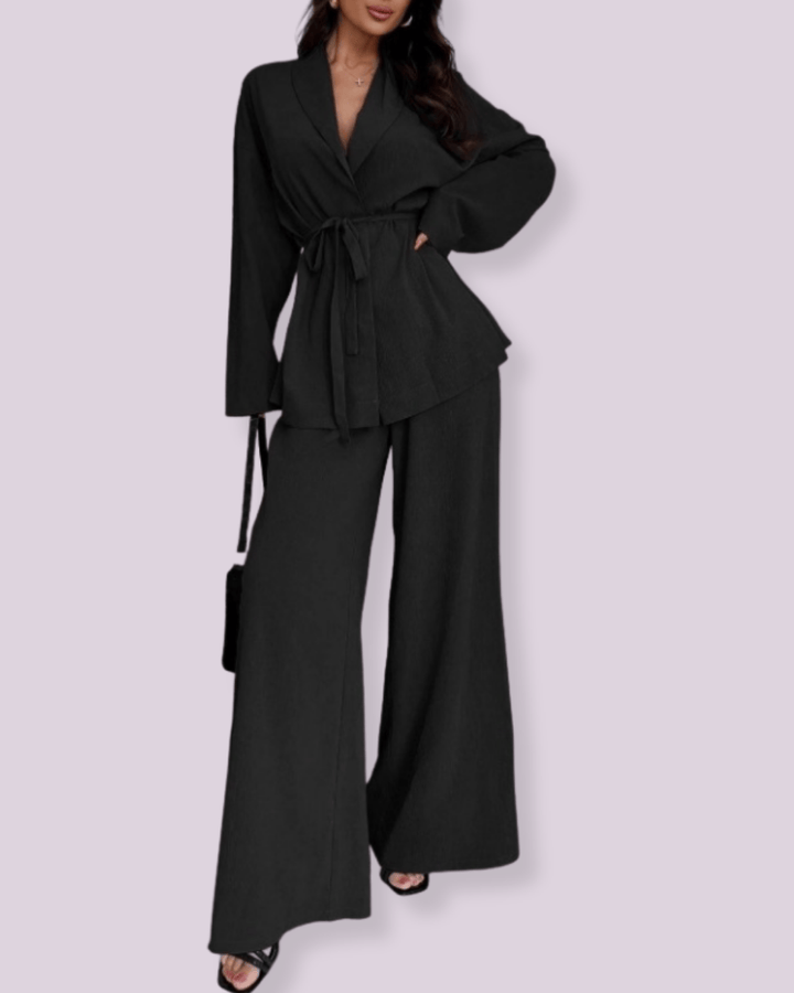 Ensemble blazer ceinturé Vera 