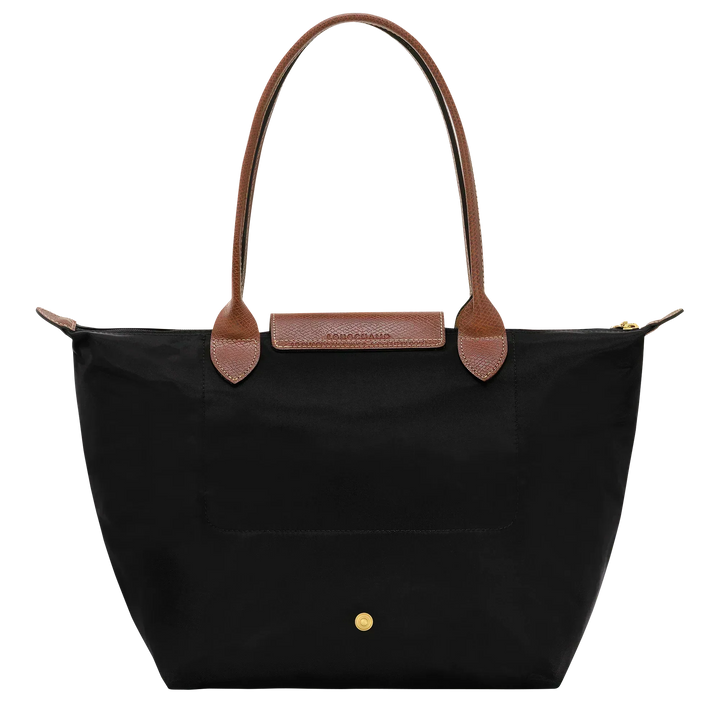 Nora™ | Opvouwbare shopper in zwart met cognac