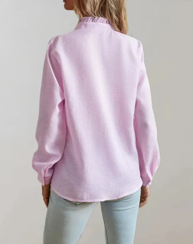 Natalie | Blouse met Rimpels