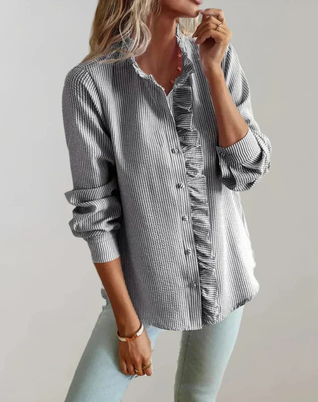 Natalie | Blouse met Ruches