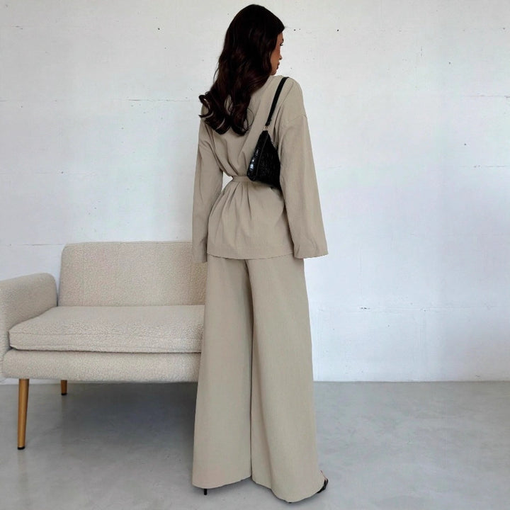 Ensemble blazer ceinturé Vera 