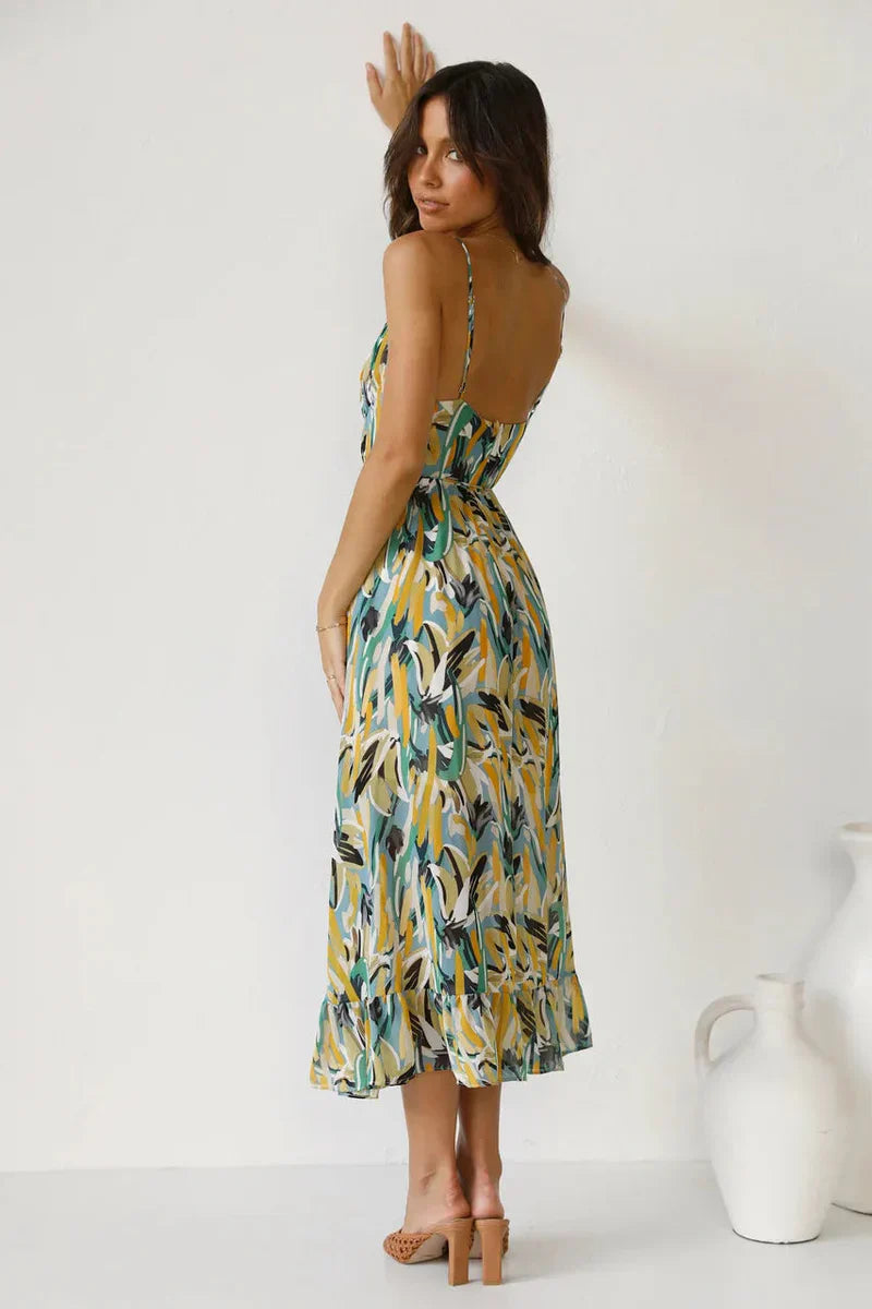 GABRIELLA | Gedrukt Zomerjurk met frisse comfort en zonnige stijl