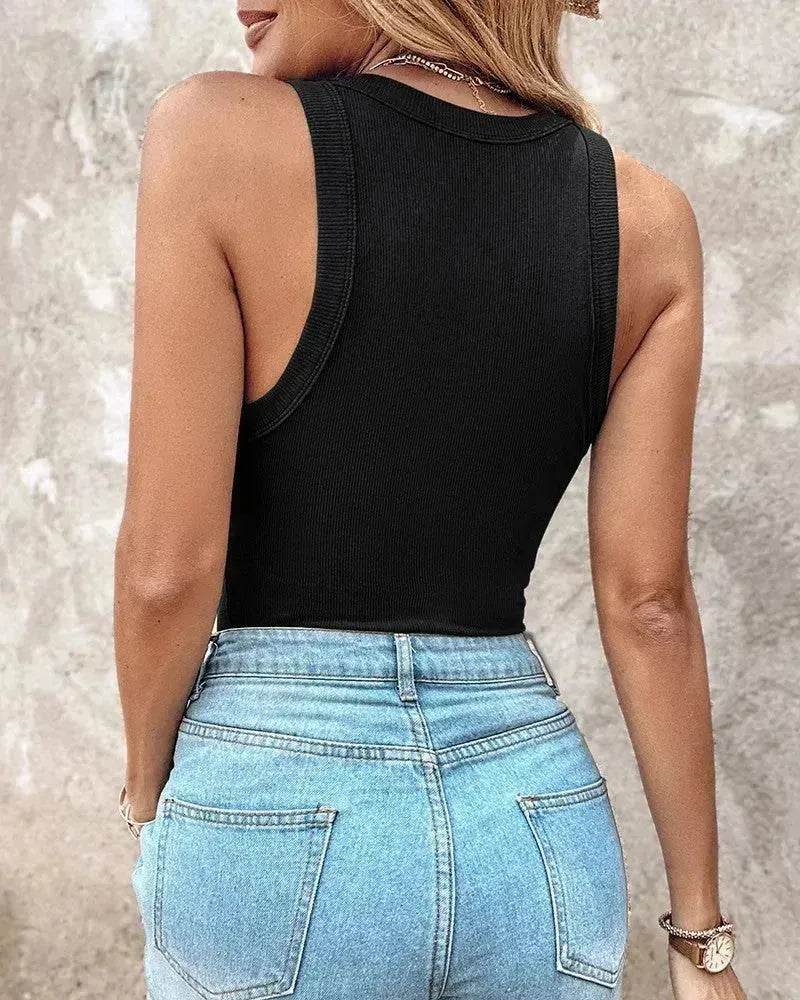 Nelle | Tanktop met Ingebouwde BH