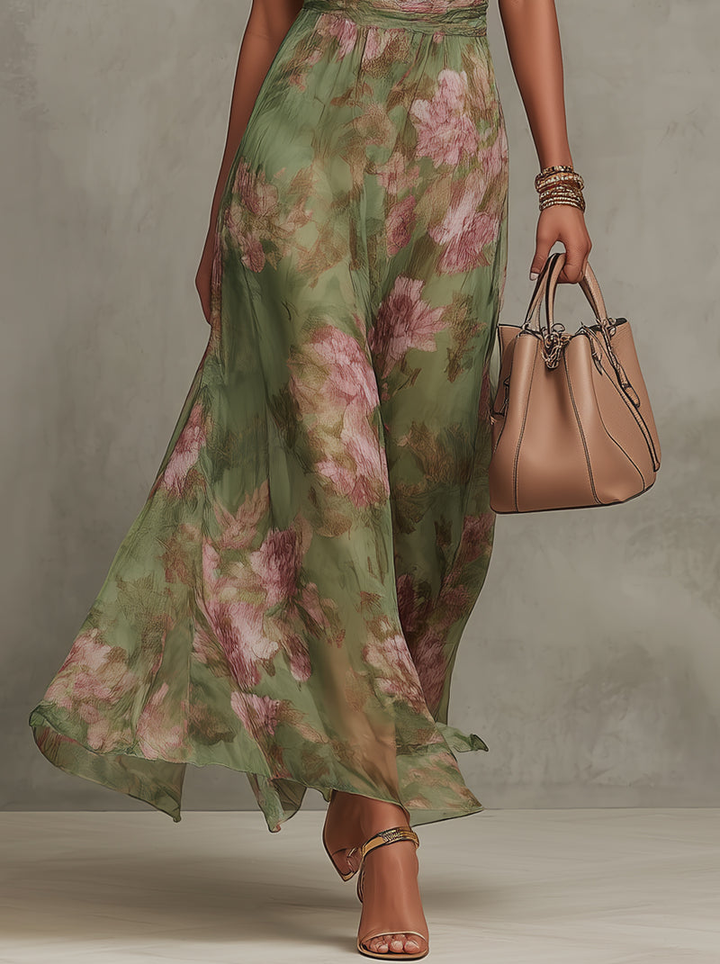 LIVIA | ELEGANTE FLORALEN HALTER-MAXJURK