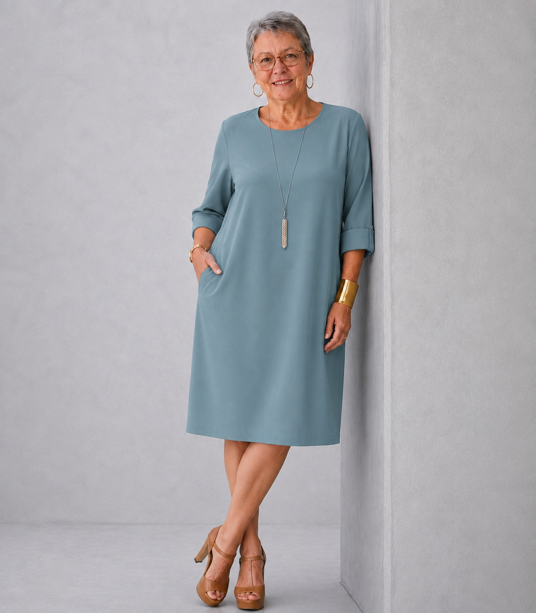 Odette™ | Elegante Midi Jurk