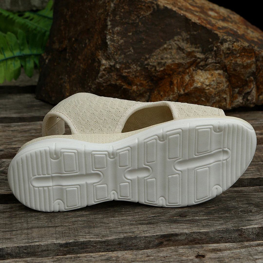 Robin | Zwarte Sleehak Sandalen
