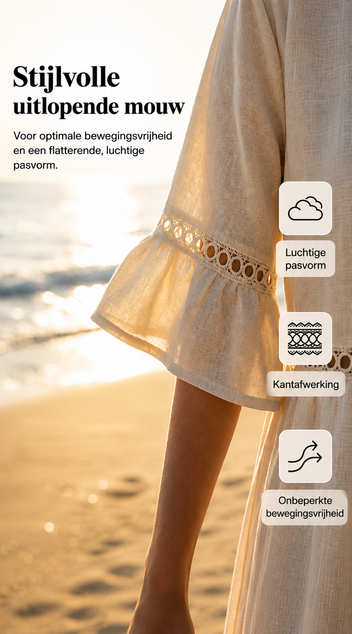 Amara™ | Elegante Buikcamouflerende Midi Jurk