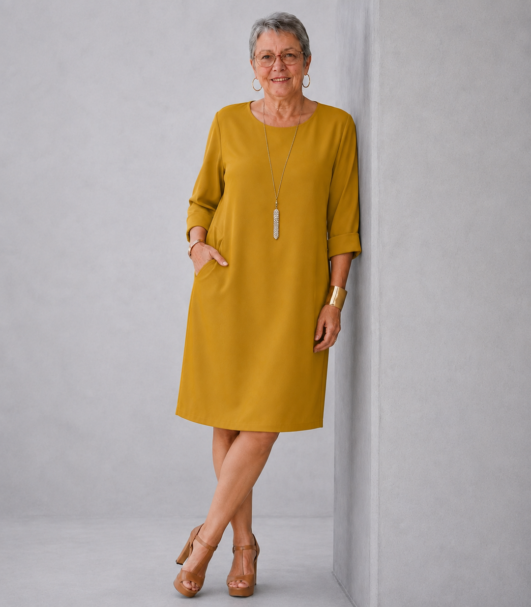 Odette™ | Elegante Midi Jurk