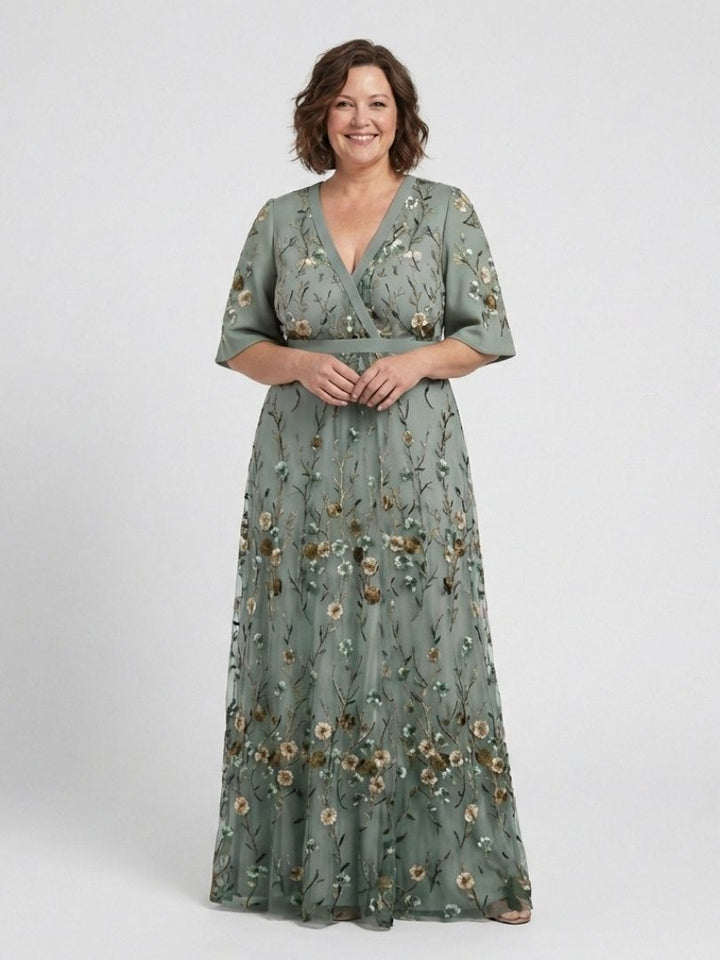 Eveline™ | Maxi-jurk met bloemenprint