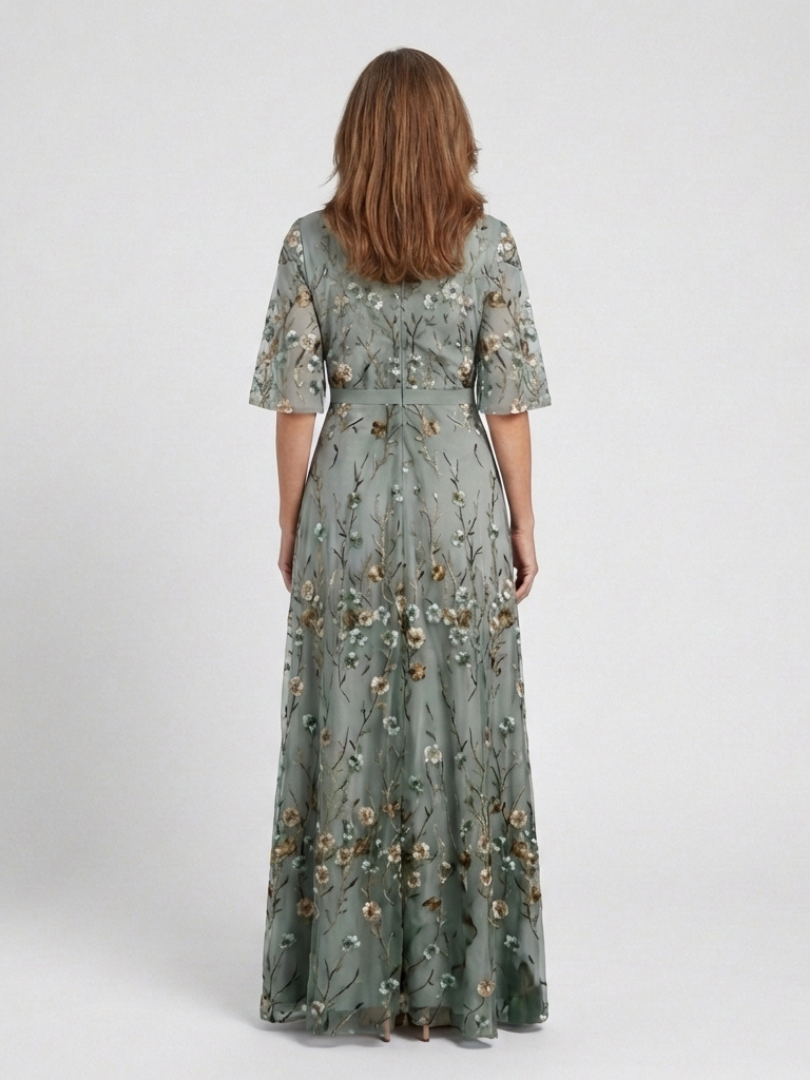 Eveline™ | Maxi-jurk met bloemenprint