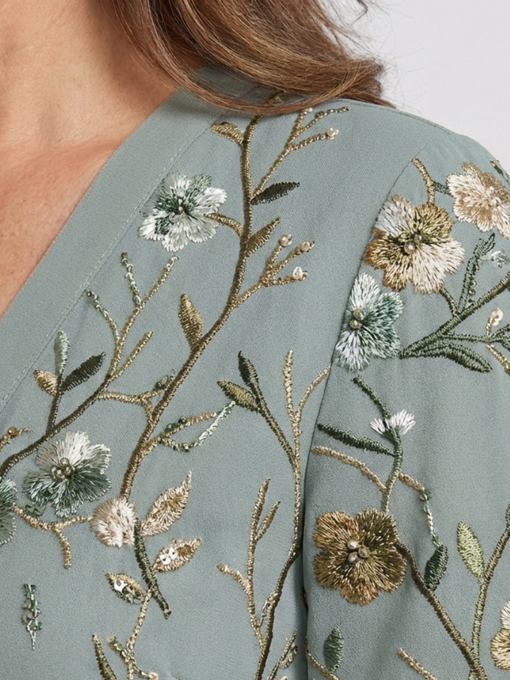 Eveline™ | Maxi-jurk met bloemenprint