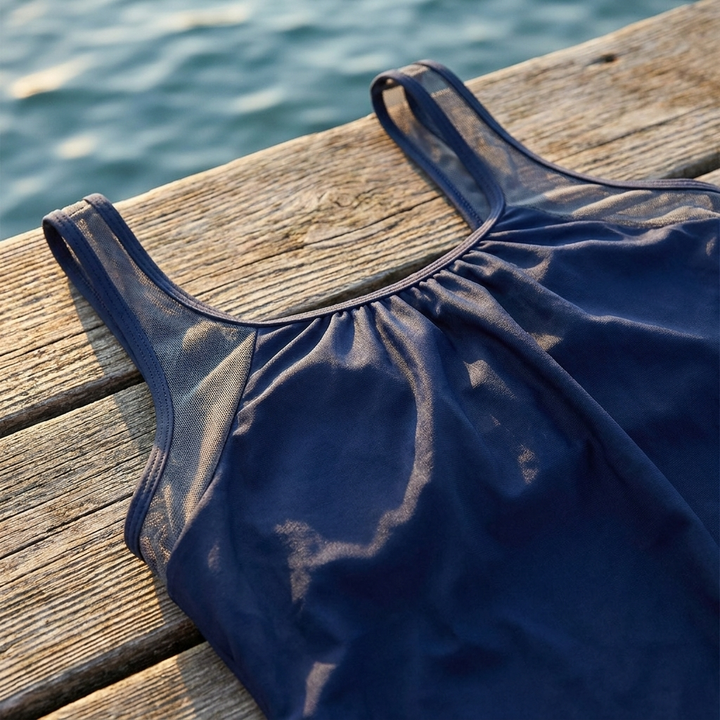 Nikita | Striped Simple Tankini Boxer
